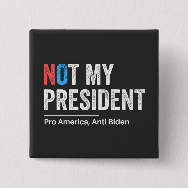 Anti Joe Biden Button (Front)