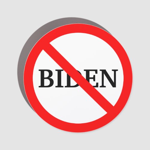Anti Joe Biden Car Magnet