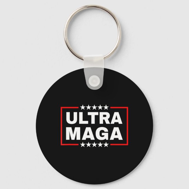 Anti Joe Biden Ultra Maga  Keychain (Front)