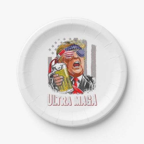 Anti Joe Biden Ultra Maga Paper Plates