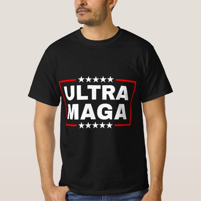 Anti Joe Biden Ultra Maga  T-Shirt (Front)