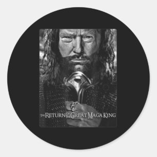 Anti Joe Biden Ultra Maga The Return Of The Great Classic Round Sticker