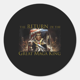 Anti Joe Biden Ultra Maga The Return Of The Great Classic Round Sticker