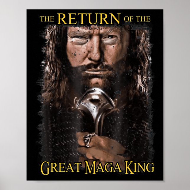 Anti Joe Biden Ultra Maga The Return Of The Great  Poster (Front)