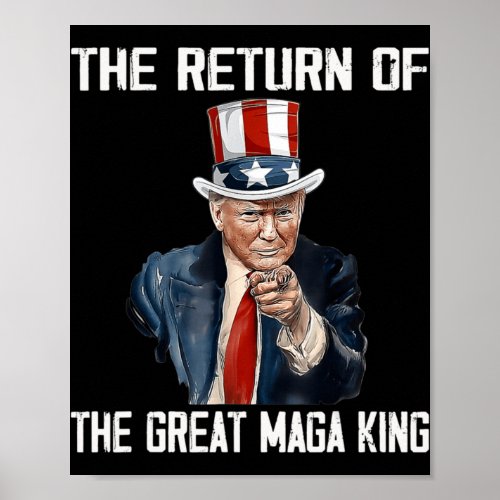 Anti Joe Biden Ultra Maga The Return Of The Great  Poster