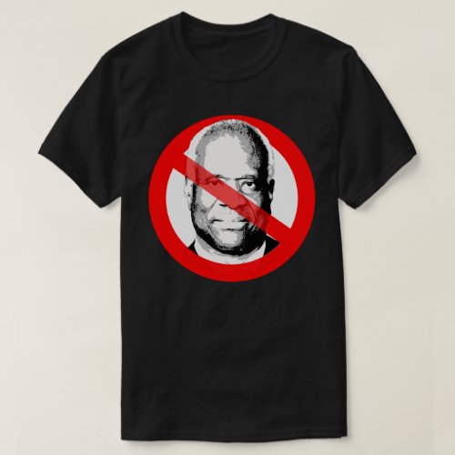 Anti Justice Clarence Thomas Crossed Out Face T_Shirt