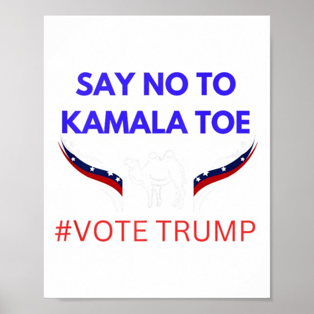 Anti Kamala Harris  Poster (Front)