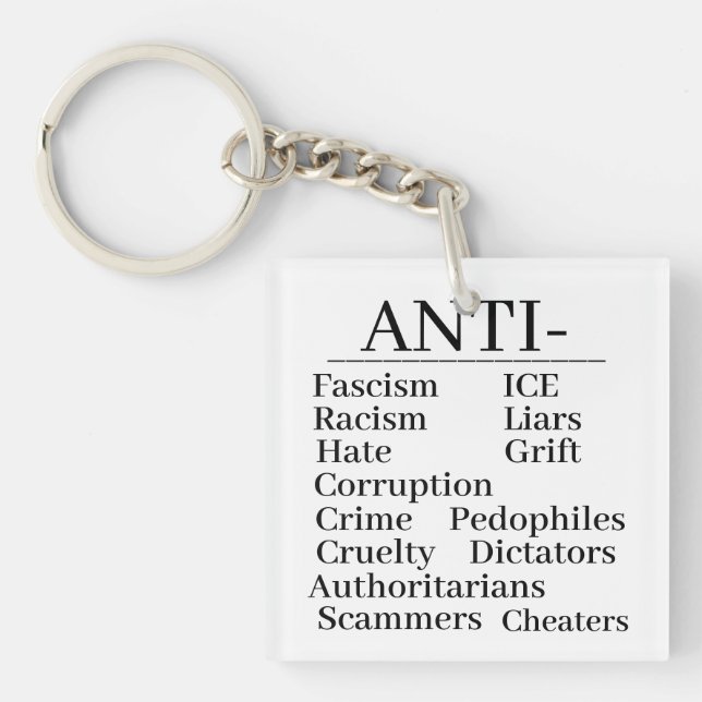 Anti- Keychain (Front)