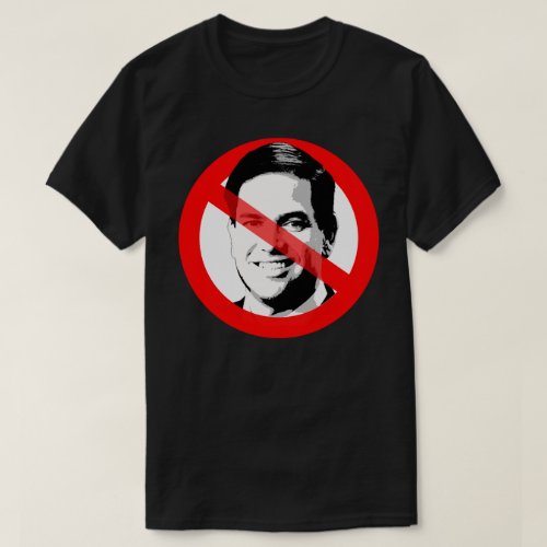 Anti Marco Rubio Crossed Out Face T_Shirt