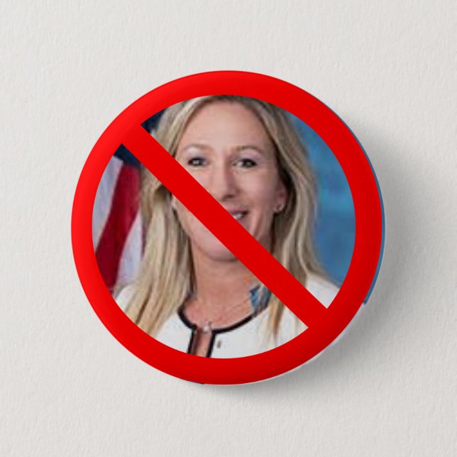 Anti Marjorie Taylor Greene  Button (Front)