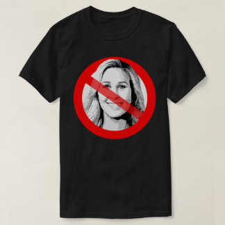 Anti Marjorie Taylor Greene Crossed Out Face T-Shirt