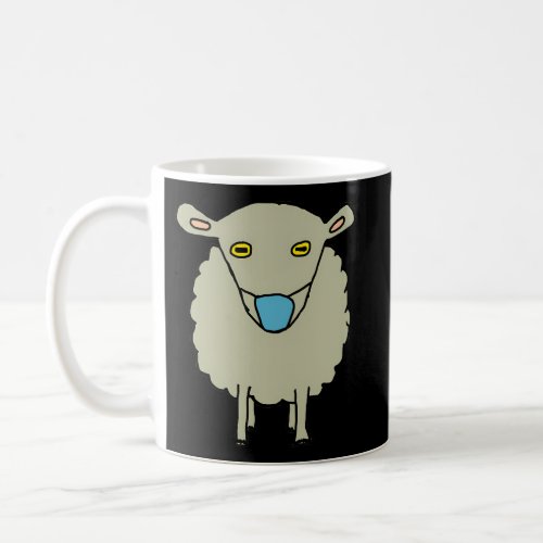 Anti_Mask Mask_Wearing Sheep Coffee Mug