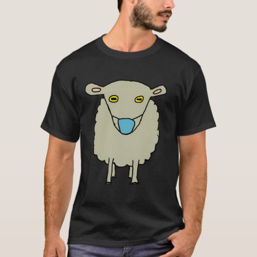 Anti_Mask Mask_Wearing Sheep T_Shirt