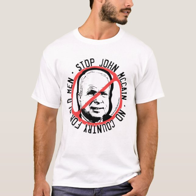 Anti-McCain Circle T-Shirt (Front)