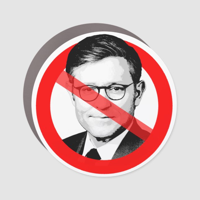 Anti Mike Johnson Car Magnet (Front)