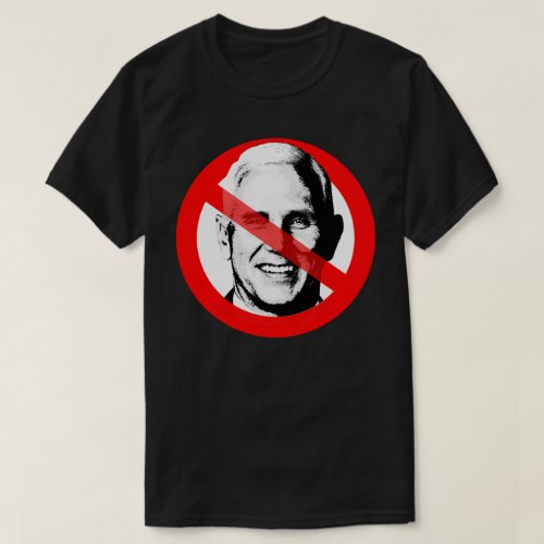 Anti Mike Pence Crossed Out Face T_Shirt