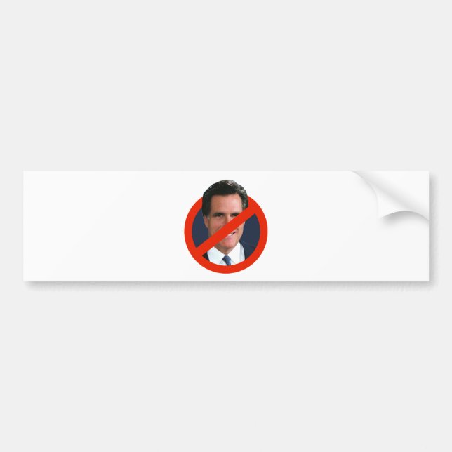 ANTI MITT PIC BUMPER STICKER (Front)