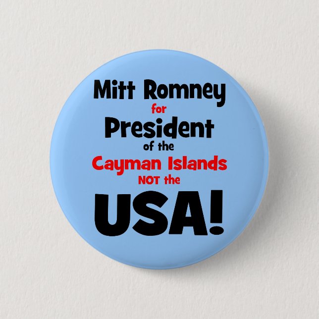 anti Mitt Romney Button (Front)