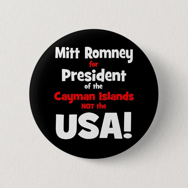 anti Mitt Romney Button (Front)