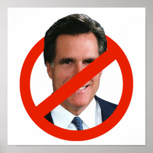 ANTI MITT ROMNEY POSTER