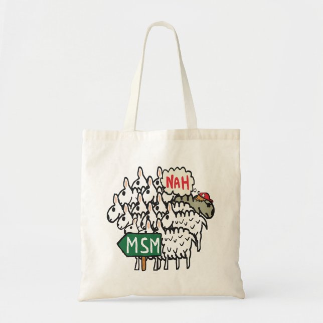 Anti MSM Tote Bag (Front)