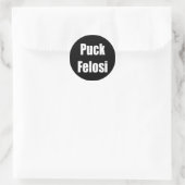 Anti Nancy Pelosi - Puck Felosi Classic Round Sticker (Bag)