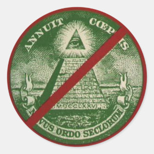 Anti-New World Order Sticker