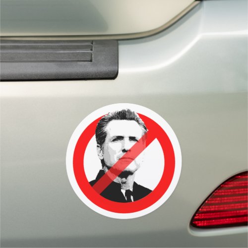 ANTI NEWSOM CAR MAGNET