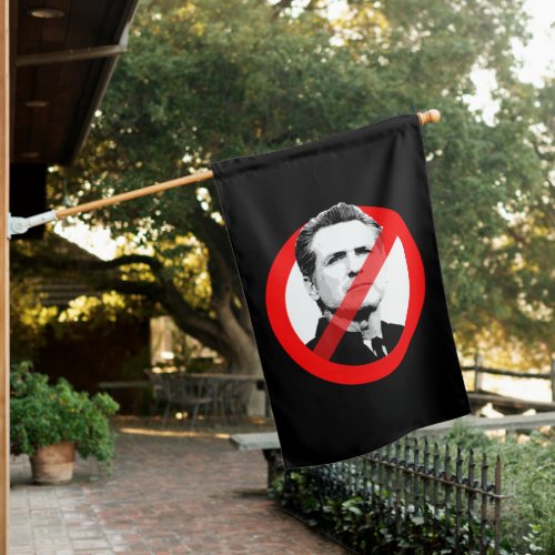 ANTI NEWSOM HOUSE FLAG