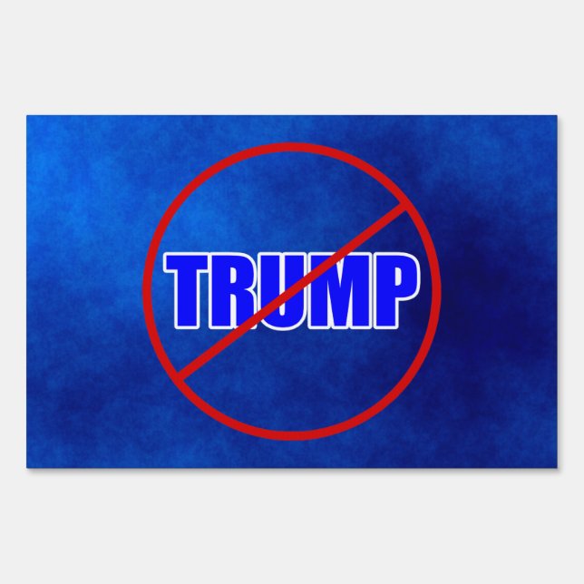 ANTI NO TRUMP 2020 PRESIDENT ELECTION YARD SIGN (Front)