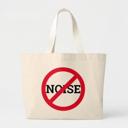 Anti Noise Large Tote Bag