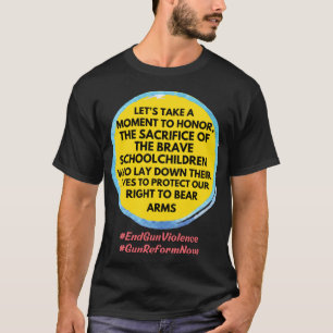 Anti NRA 2022 Common Sense Gun Control Gun Refor T-Shirt