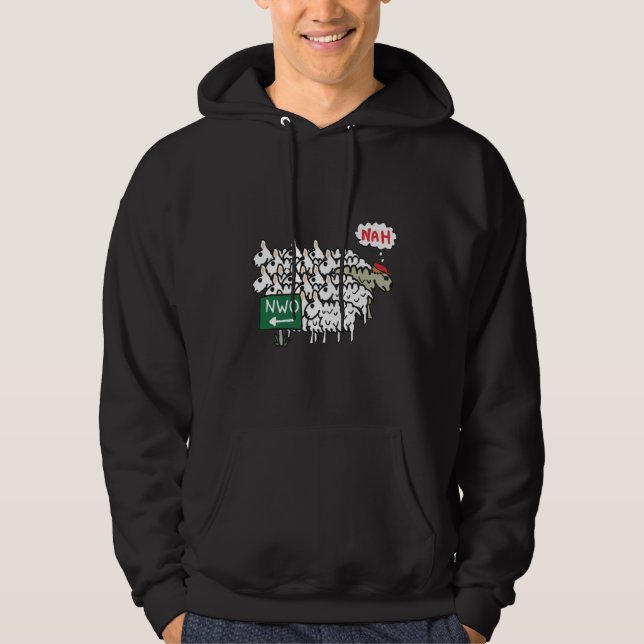 Anti NWO New World Order Hoodie (Front)