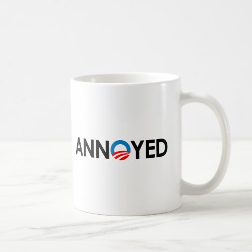 Anti_Obama _ Annoyed black Coffee Mug