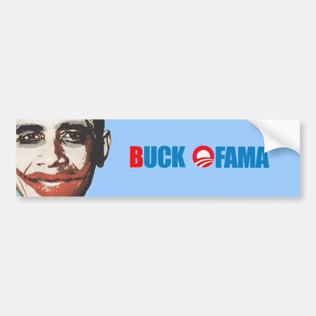 Anti-Obama - Buck Ofama Bumper Sticker (Front)