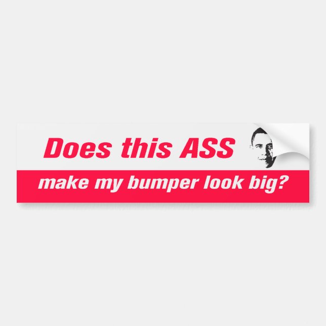 Anti Obama Bumper Sticker (Front)