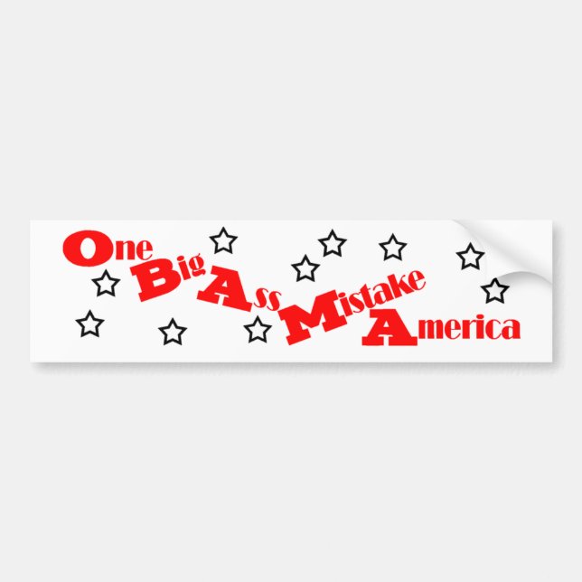 Anti Obama Bumper Sticker (Front)