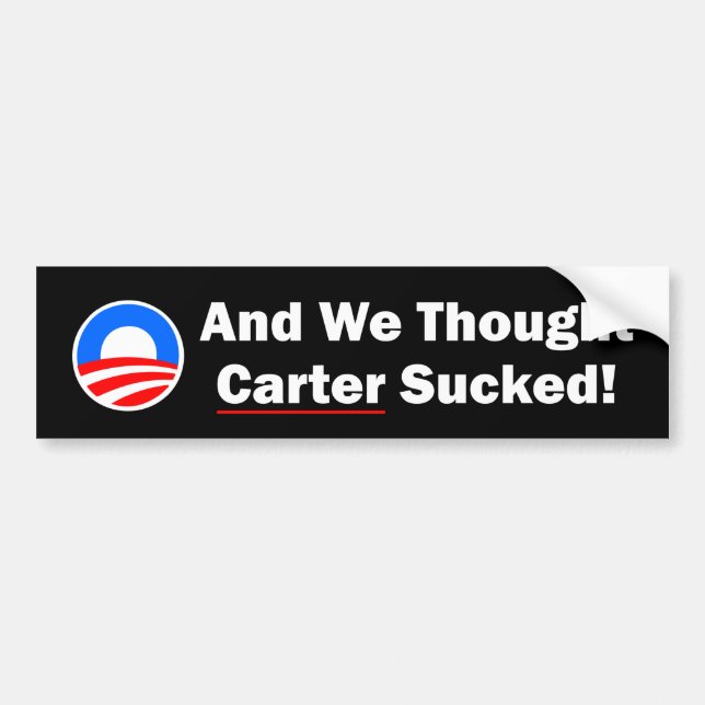 Anti-Obama Bumper Sticker (Front)