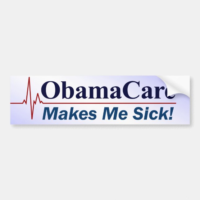 Anti-Obama Bumper Sticker (Front)