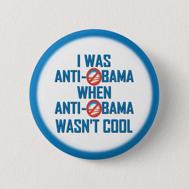 Anti Obama Button (Front)
