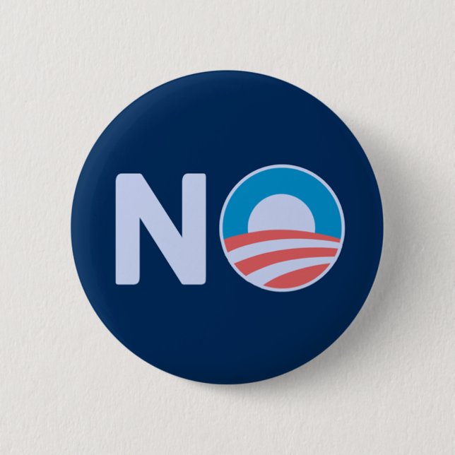 Anti Obama Button (Front)