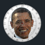 anti obama dartboard with darts<br><div class="desc">Anti  obama dart board for conservatives participating in 2012 president election of united states.</div>