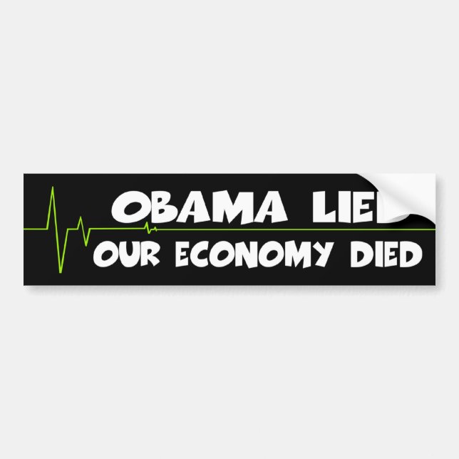 Anti Obama economy bumper stickers (Front)