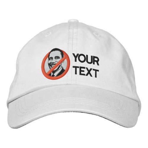 Anti_Obama Embroidered Hat