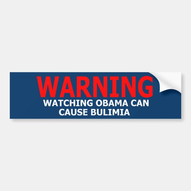 Anti Obama honk Bumper Sticker (Front)