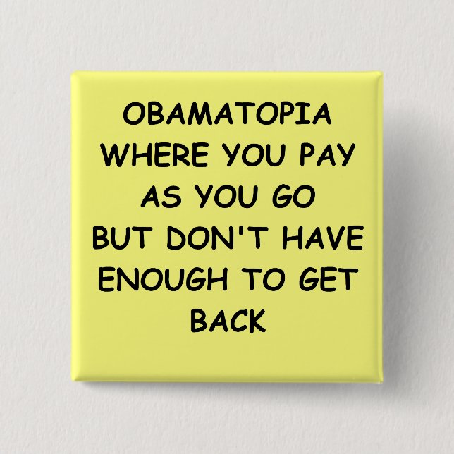 anti-obama joke button (Front)