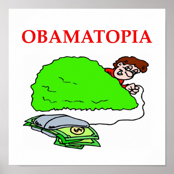 anti obama joke print