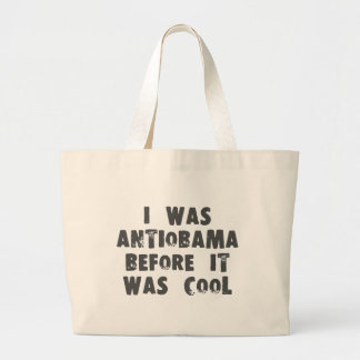 Anti Obama Large Tote Bag