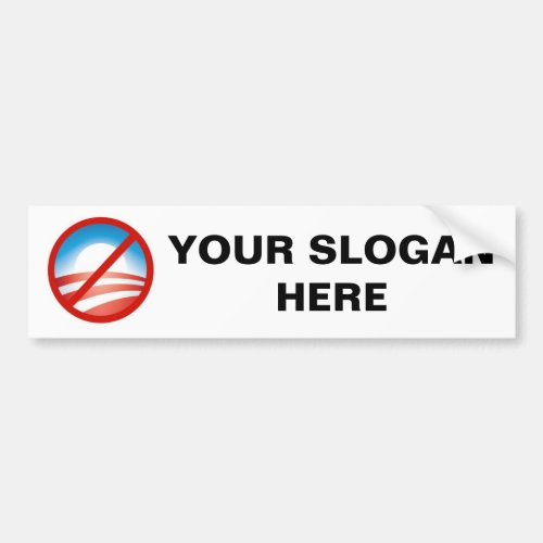 Anti_Obama logo Bumper Sticker