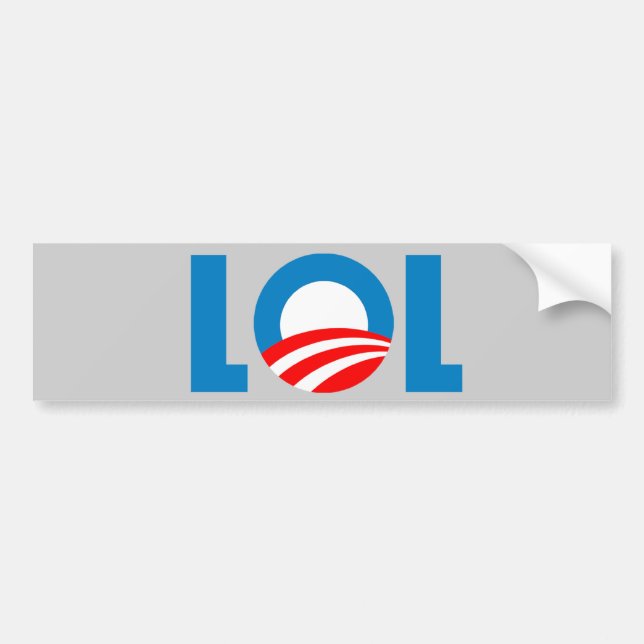 Anti-Obama - LOL Bumper Sticker (Front)